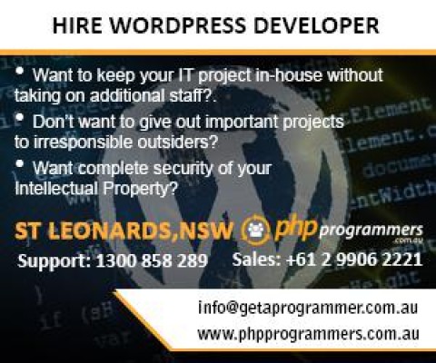 dedicated wordpress php developer sydney at $12 per hour