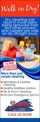 Electrodry Carpet Dry Cleaning Hobart