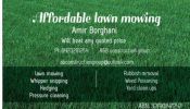 Affordable lawn mowing
