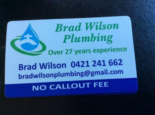 Brad Wilson plumbing