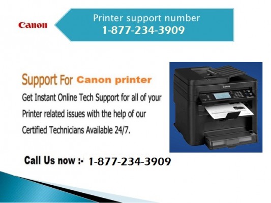 Canon Printer Tech Support Phone Number 1-877-234-3909 USA & Canada