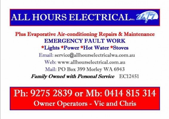 All Hours Electrical WA – Electrician