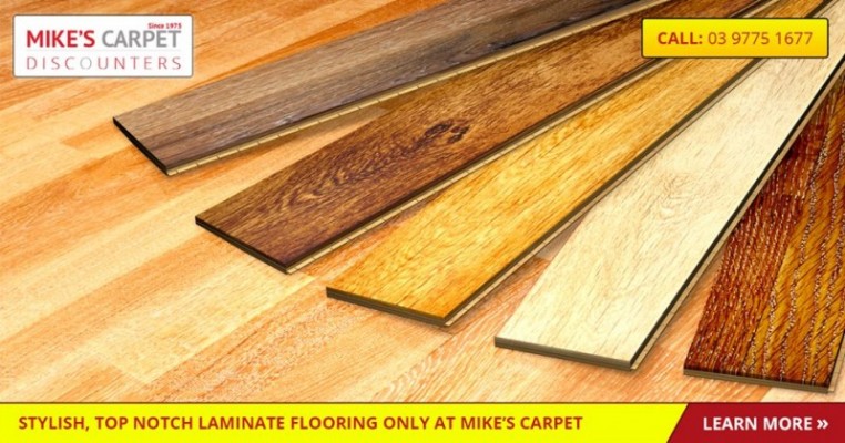 Buy Laminate Flooring and Accessories from Mike’s Carpet Discounters